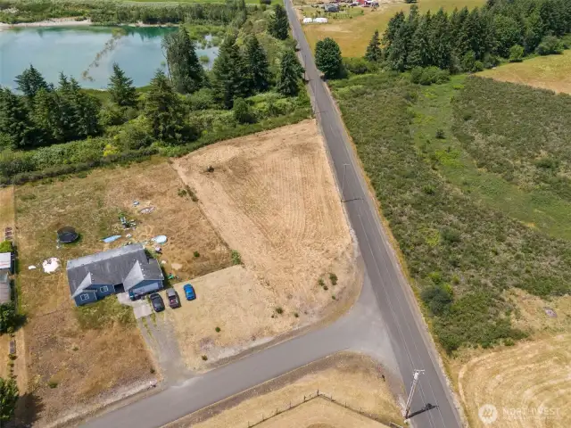 Land is flat.