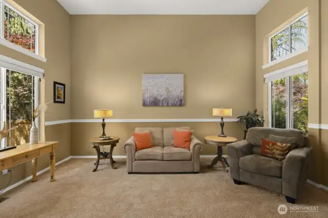 Vaulted ceilings and open layouts make everything feel lighter, brighter, and more open.