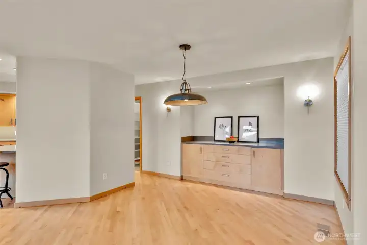 Dining with built in Buffet