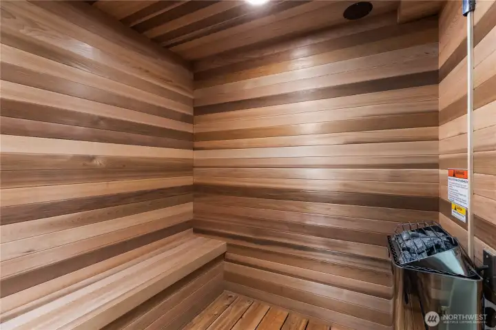 Sauna on lower