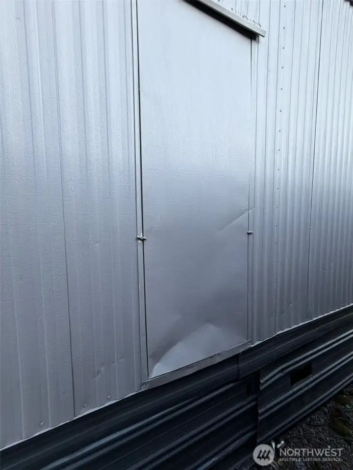 Exterior panel for water heater