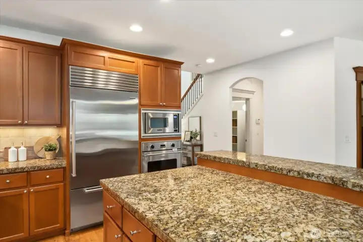Large countertop space great for prep and entertaining!