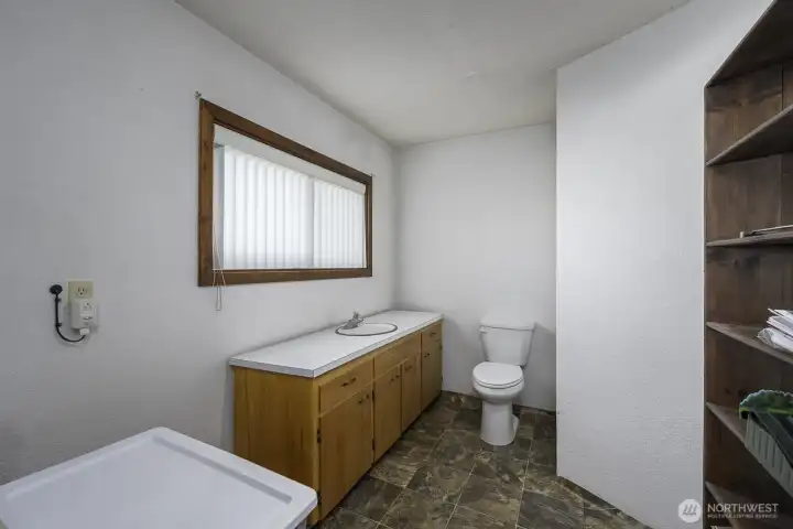 Extra Room for office or future bathroom