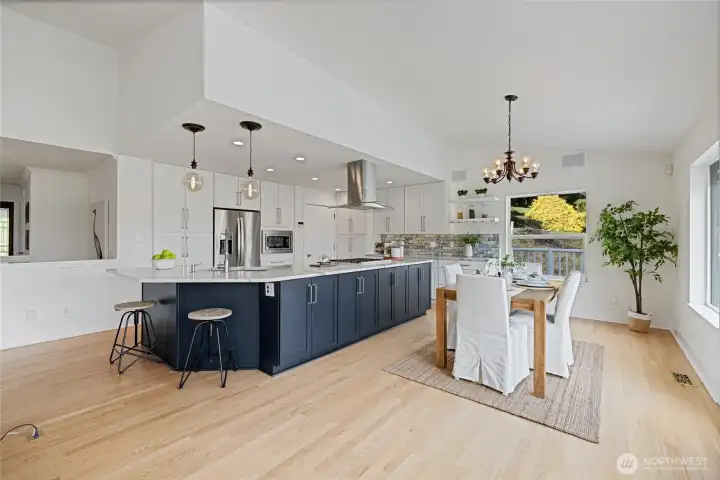 So much storage available including 2 pantries with shelf genie shelving!