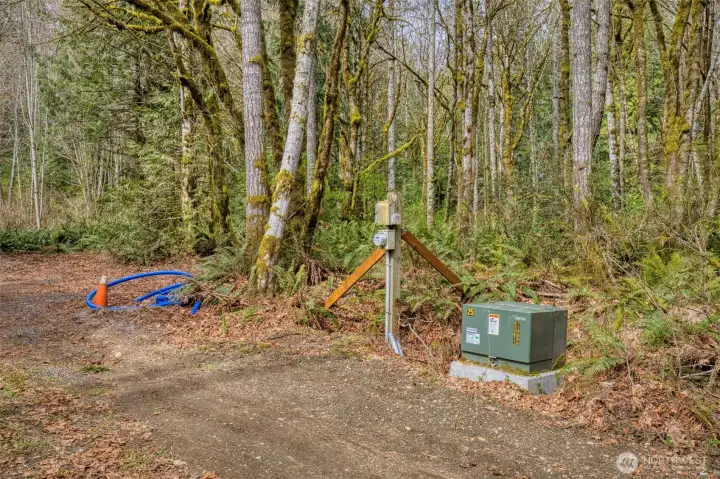 Power transformer is in place.