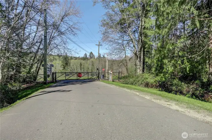 Secure gated community entrance