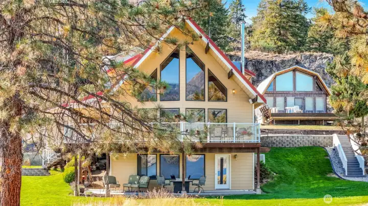 Nestled among natural surroundings.