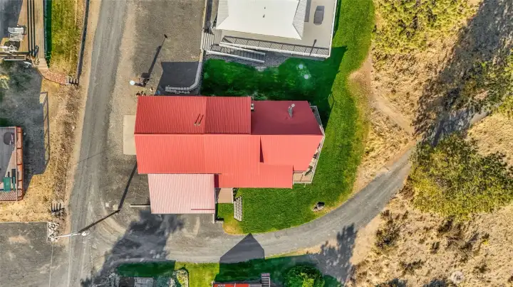 Overhead view.