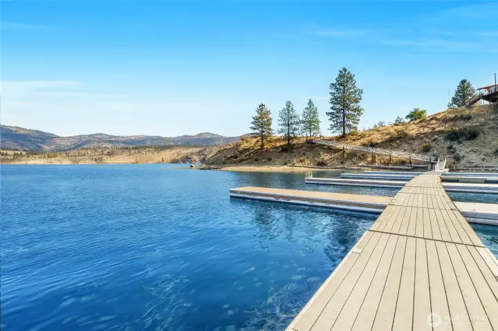 Dock access allows you more time to enjoy the lake!