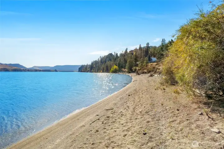 Peaceful beach access.
