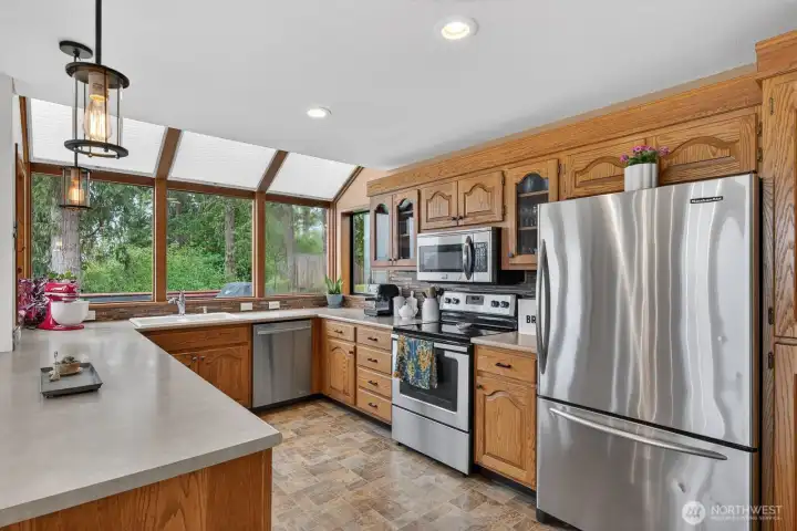 Stainless appliances..