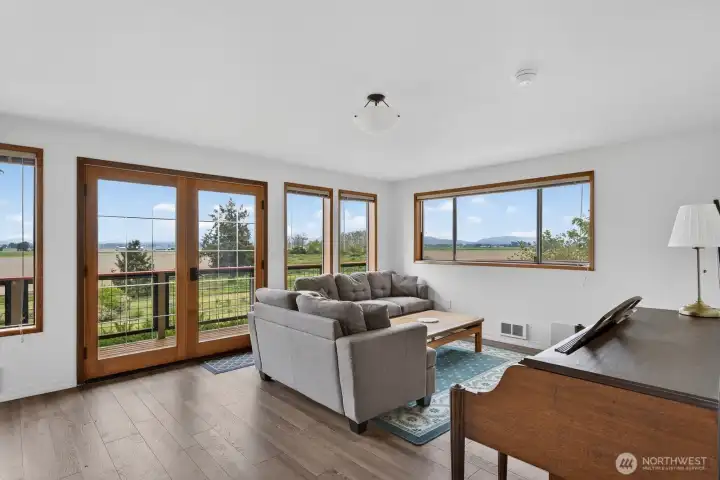 The views from the lower level will leave you breathless as well...