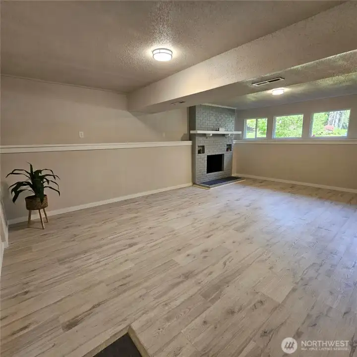 Downstairs family room
