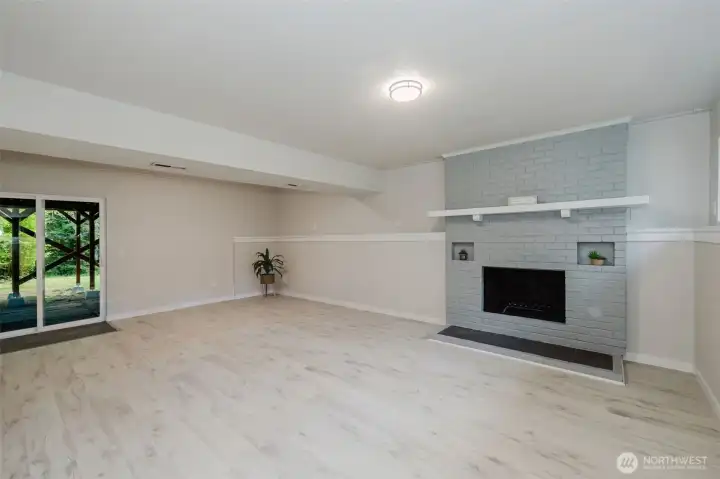 Downstairs family room