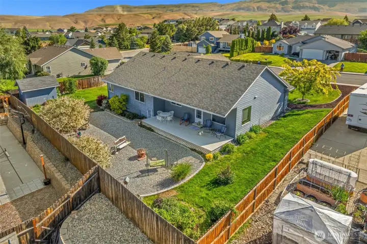Low maintenance covered deck