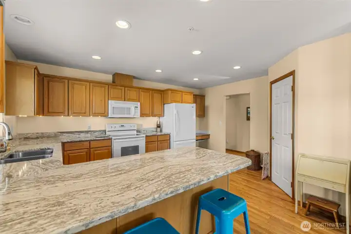 Walk in pantry and generous bar space