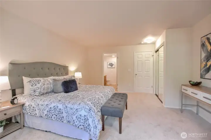 Another photo of primary suite.