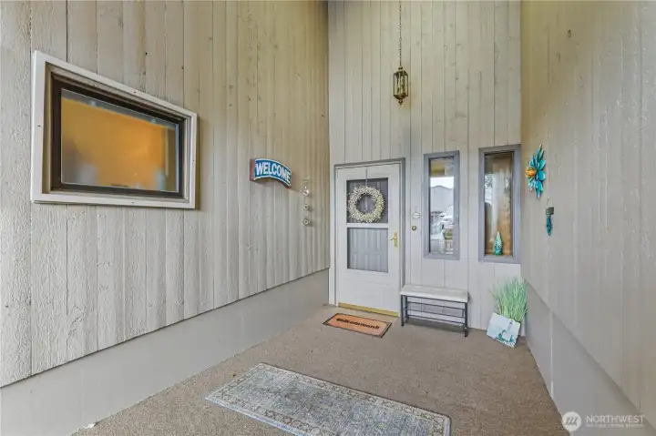 Wonderful covered entry.