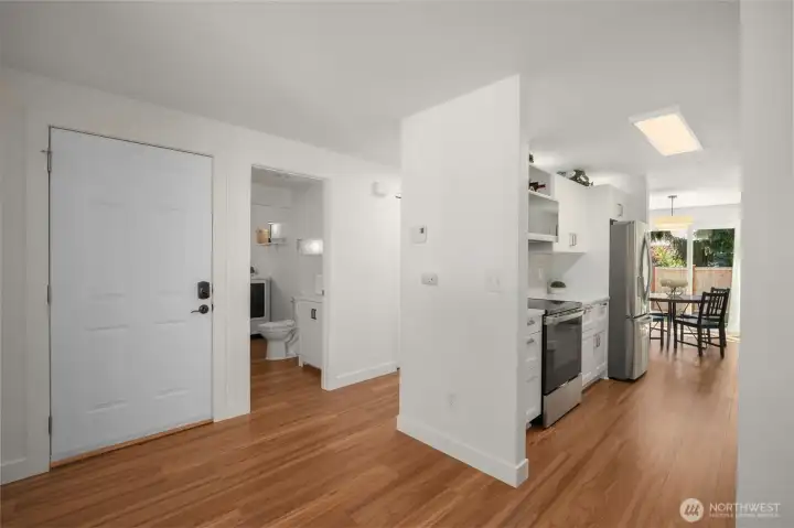 1/2 bath on main floor.