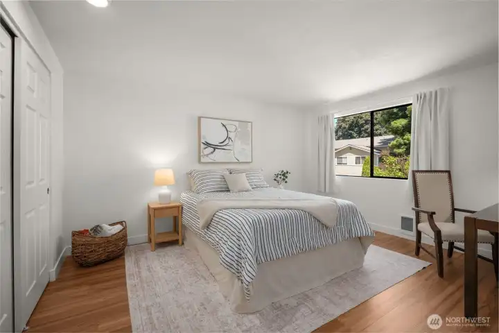 2nd bedroom w/full length closet.