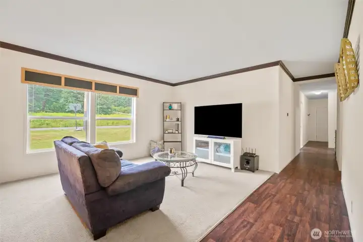 This is one of two living room areas.