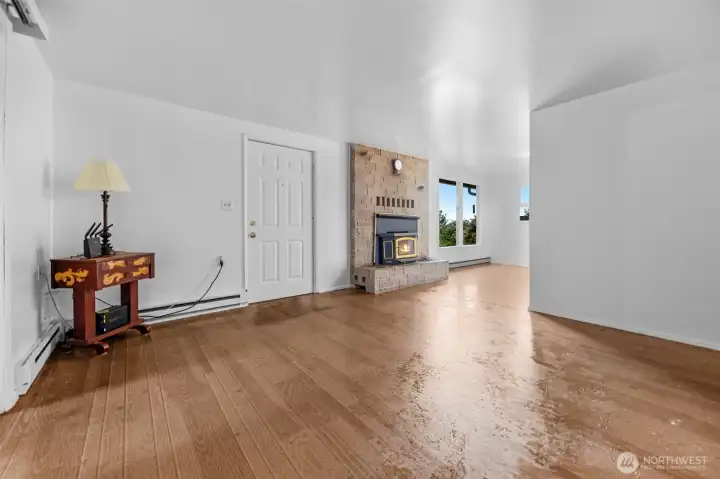 Looking back towards front door