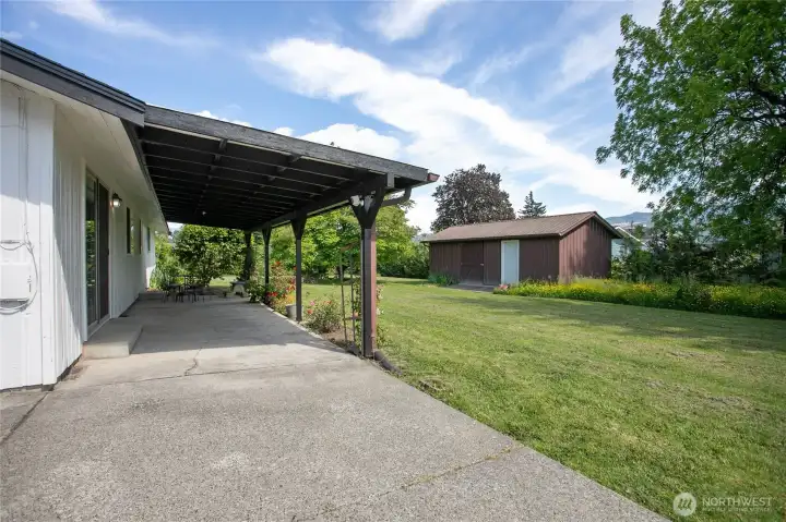 Large back patio Large back patio