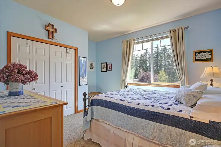 Guest Bedroom Overlooking Landscaped Yard~ Guest Bedroom Overlooking Landscaped Yard~