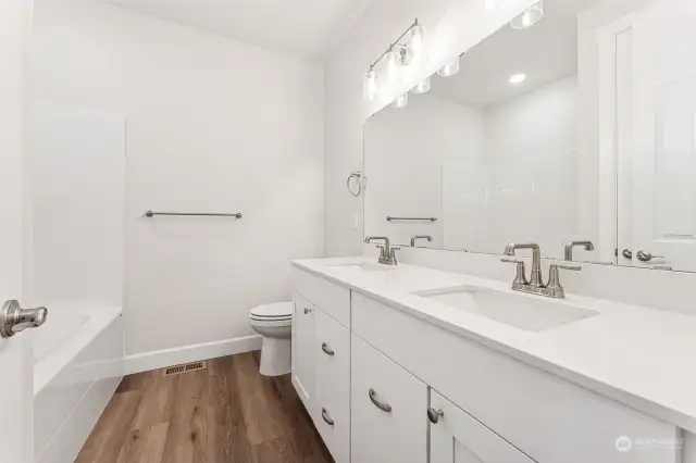 Photo is of a similar home