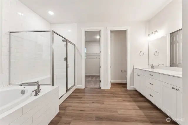 Photo is of a similar home
