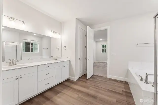 Photo is of a similar home