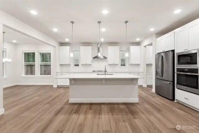Photo is of a similar home