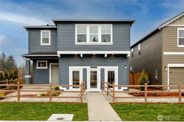 Photo is of our model home for example!