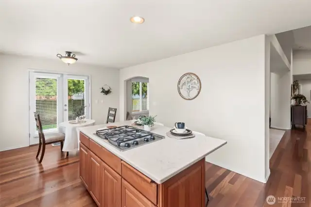 Kitchen Island with Gas Cook top