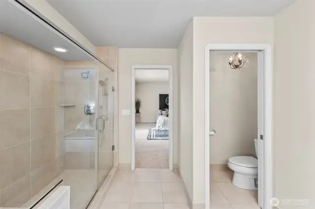 Fabulous walk in shower