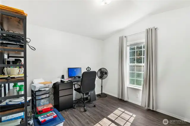 Bedroom #1 is on the opposite side of the house than the Primary Bedroom. Great for those wanting space seperation
