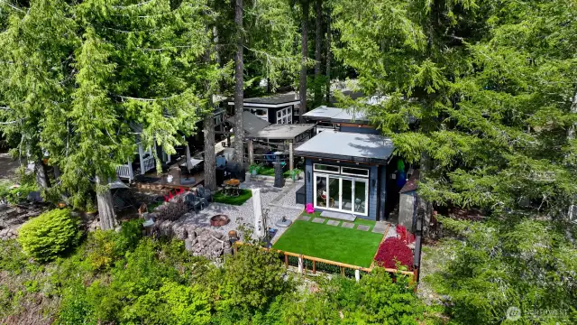 Custom Built Veritas Park Model with beautiful grounds.