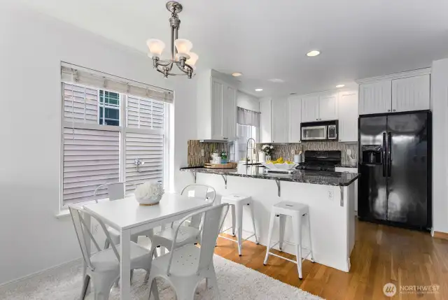 A space for your dining table.