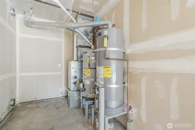 Brand new Furnace and HOT water Heaters.