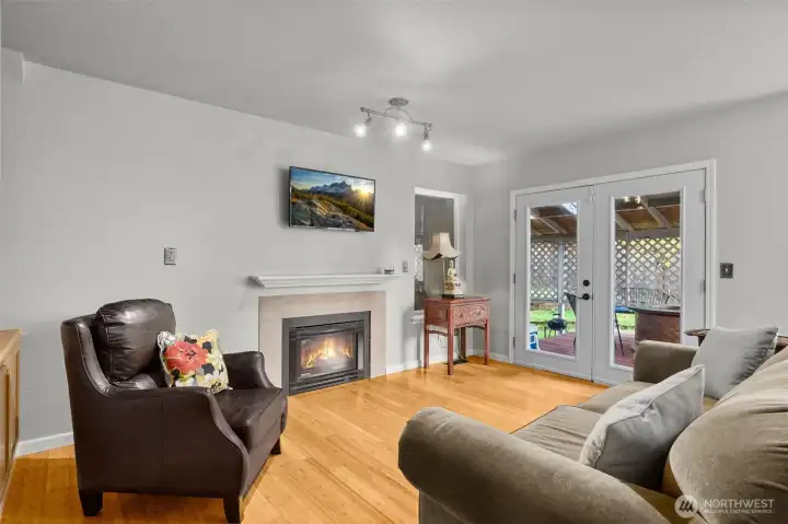 Looking out towards back patio.