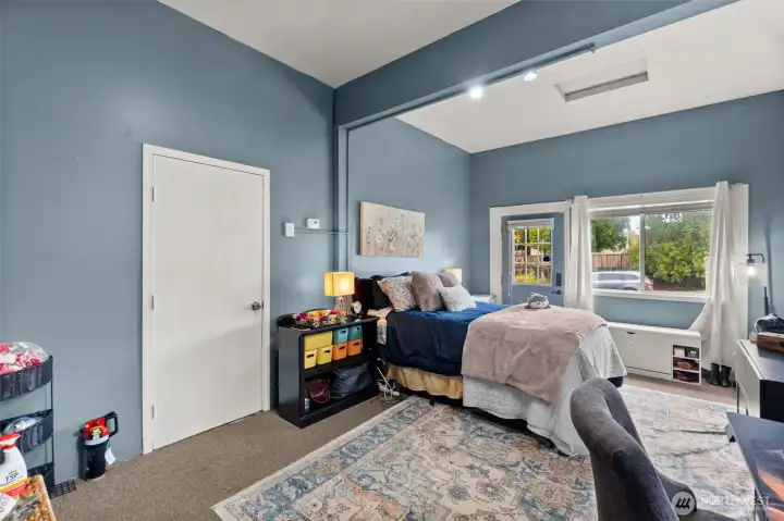 This room was built on third bay of garage by first owner. It is really good sized and would make great apartment for student in the house or mother in law situation