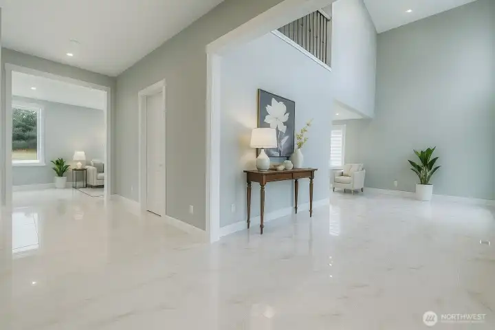 Another view of the entry