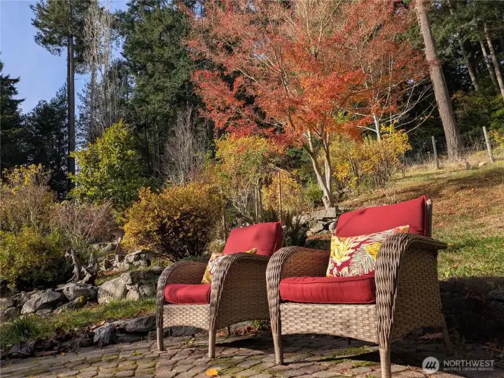 Golden light and fall colors make this a spectacular place to relax and enjoy the peaceful days. Enjoy year round sunshine from this south facing property.