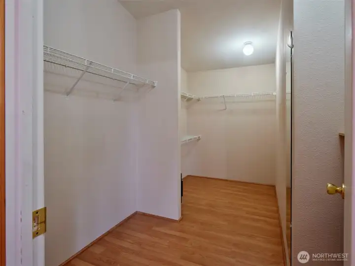 Primary Walk In Closet