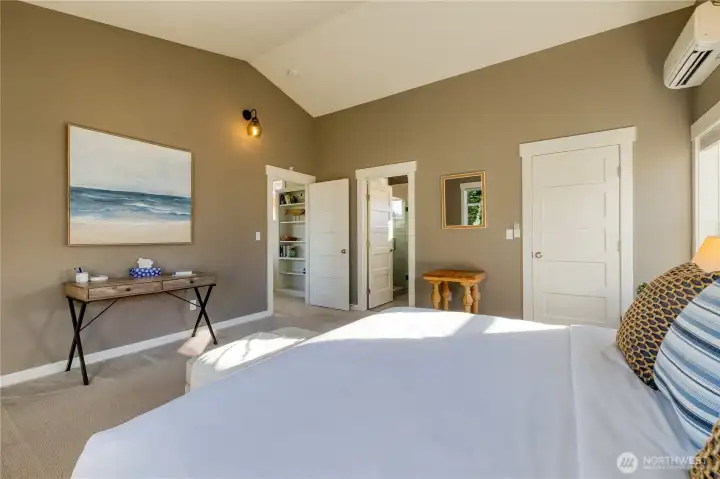 Ductless mini splits for heat and cool.