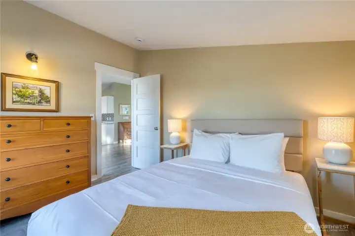 Bedroom in the DADU.