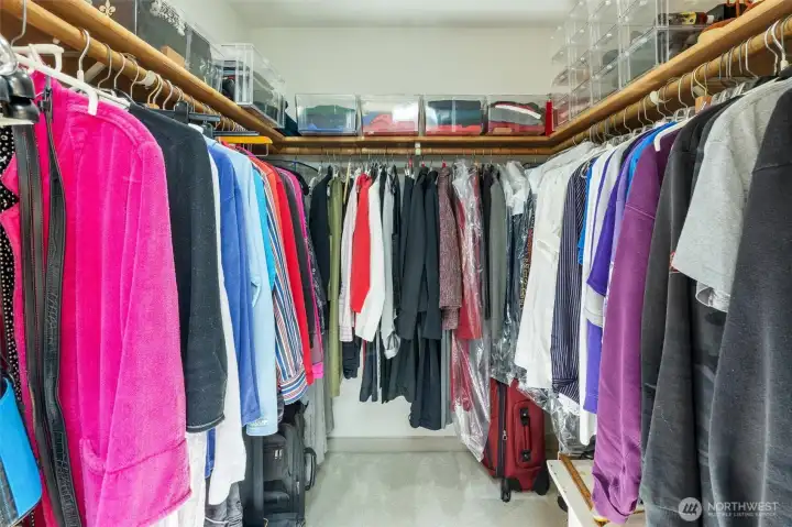 Two Primary Closets