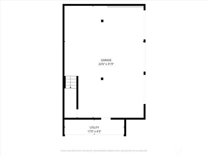 Oversized Three Car Garage + Measurements