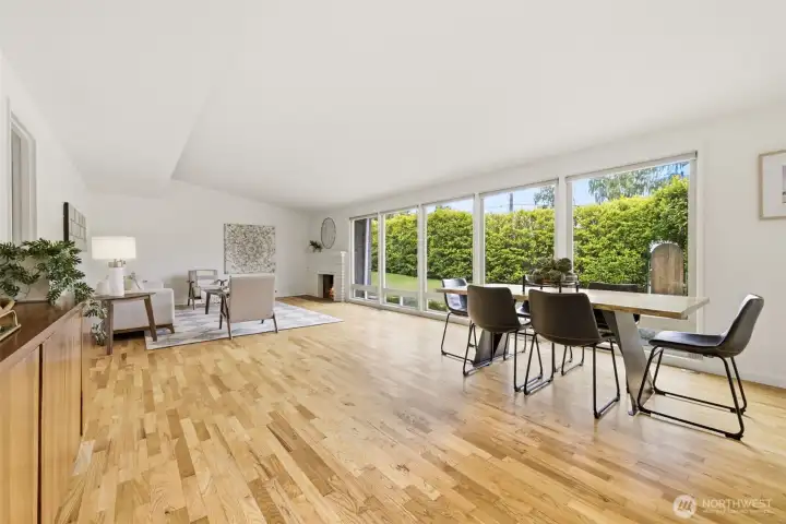 Beautiful hardwood floors.