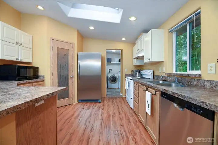 Kitchen Area Looking Toward The Utility Room